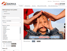 Tablet Screenshot of adomax.lt